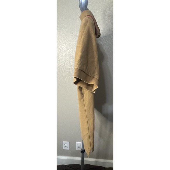 Burberry Men's Tan Polo Shirt TB Logo Cotton Short Sleeve Size XS - Picture 4 of 9